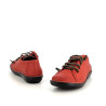 Baskets basses en cuir incobuck naranja Chacal