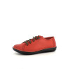 Baskets basses en cuir incobuck naranja Chacal