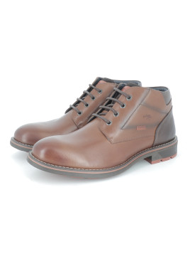 Bottine marron en cuir