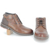 Bottine marron en cuir