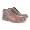 Bottine marron en cuir