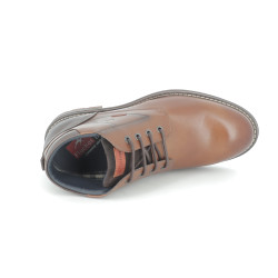 Bottine marron en cuir