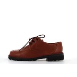 derby homme marron en cuir