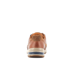 basket en cuir marron