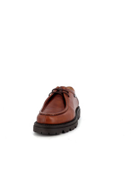 Mocassins en cuir marron Christian Pellet