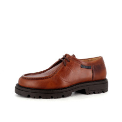 Mocassins en cuir marron Christian Pellet