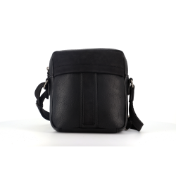 pochette en cuir noire