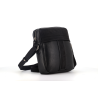 pochette en cuir noire