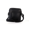 pochette en cuir noire