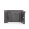 Portefeuille en Cuir Marron Foncé WYSLON