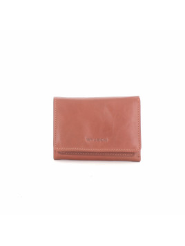 Portefeuille en cuir marron clair WYSLON