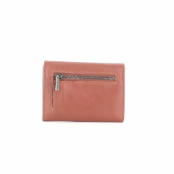 Portefeuille en cuir marron clair WYSLON