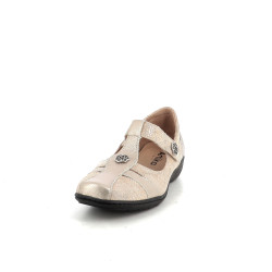 Ballerines en cuir beige Artika