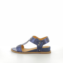 Nu-pieds Oisin metallic navy