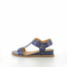 Nu-pieds Oisin metallic navy