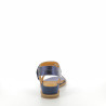 Nu-pieds Oisin metallic navy