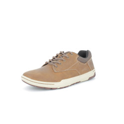 Basket marron en cuir