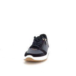 Chaussures en cuir bleu marine TBS