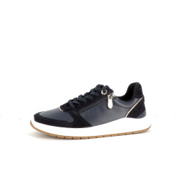 Chaussures en cuir bleu marine TBS