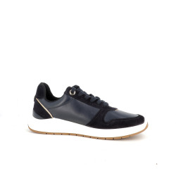 Chaussures en cuir bleu marine TBS