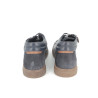Basket montante bleu marine en cuir