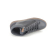 Basket montante bleu marine en cuir