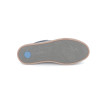 Basket montante bleu marine en cuir