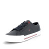 basket bleu marine Tommy en cuir