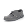Chaussure bateau bleu marine en cuir