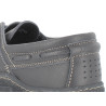 Chaussure bateau bleu marine en cuir