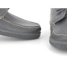 Chaussure bateau bleu marine en cuir