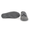 Chaussure bateau bleu marine en cuir