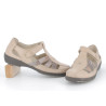ballerine rose en cuir