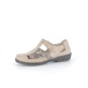 ballerine rose en cuir