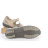 ballerine rose en cuir