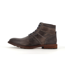 Bottine Gaastra marron en cuir homme - Anjou-Chaussures