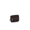 porte monnaie en cuir marron