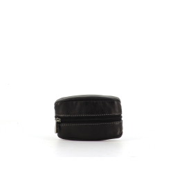 porte monnaie en cuir noir