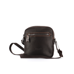 pochette marron en cuir