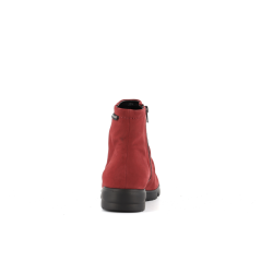 Bottilon bordeaux en cuir