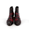 Bottines Regarde le Ciel rouge Bordeau en cuir- Anjou chaussures