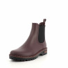 Bottines de pluie bordeaux Verbenas