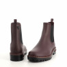 Bottines de pluie bordeaux Verbenas