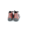 Basket montante brique en cuir