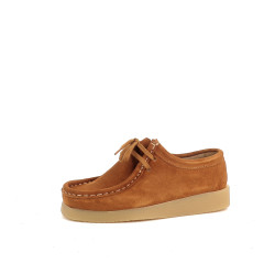 Derbys en cuir camel Another Step Shoes