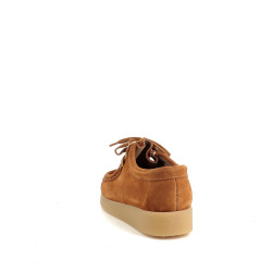 Derbys en cuir camel Another Step Shoes