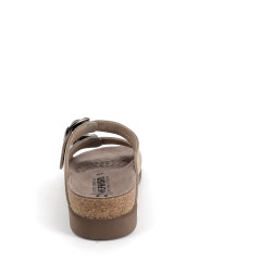 Mule marron clair en cuir Mephisto