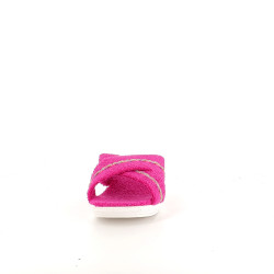 Mules en coton fuschia Patrizzia Azzi