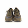 Basket en cuir kaki Mephisto