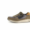Basket en cuir kaki Mephisto
